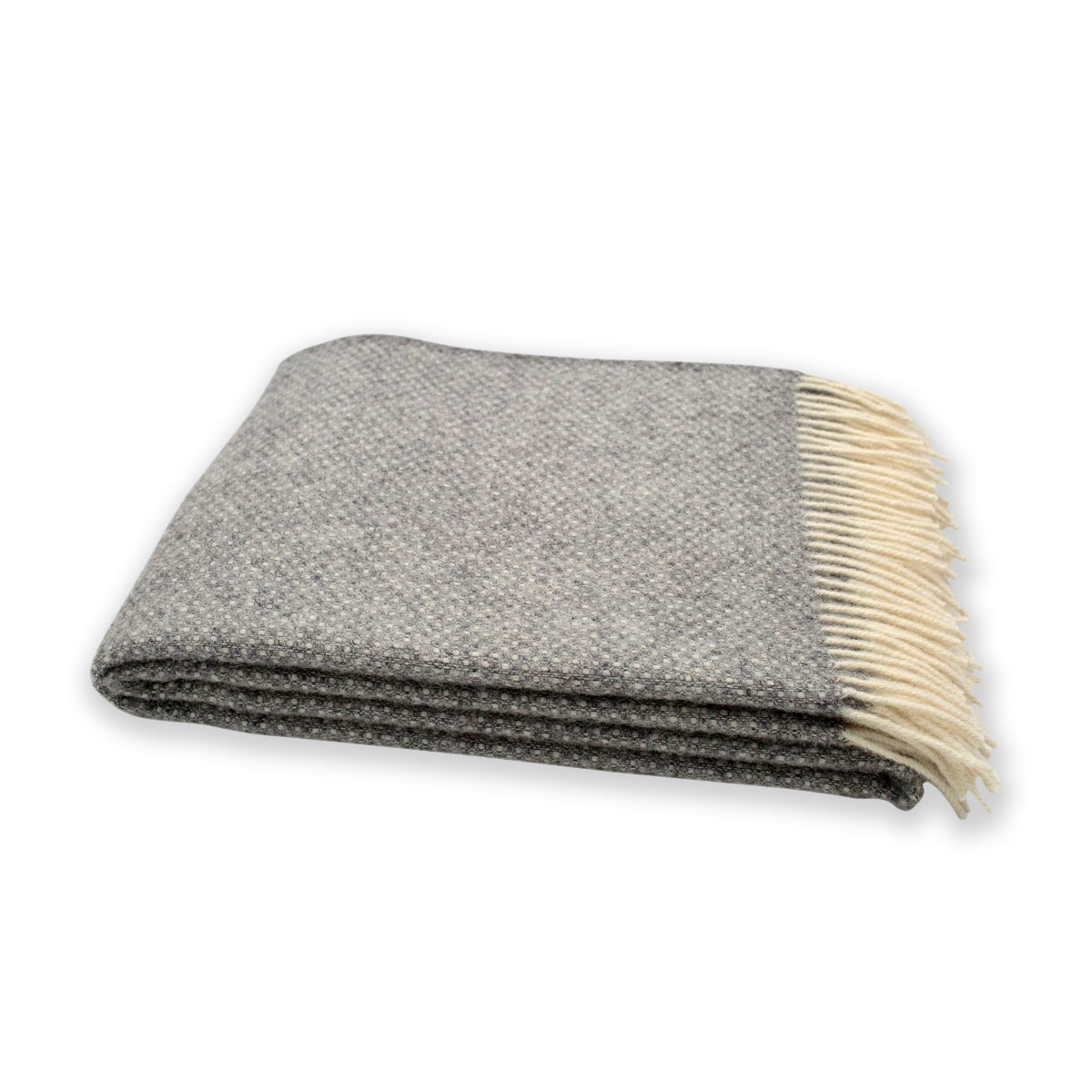 Wool Throws New ZealandAkaroa Charcoal Twill Throws